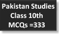 Pakistan Studies Class 10th MCQs=333-image